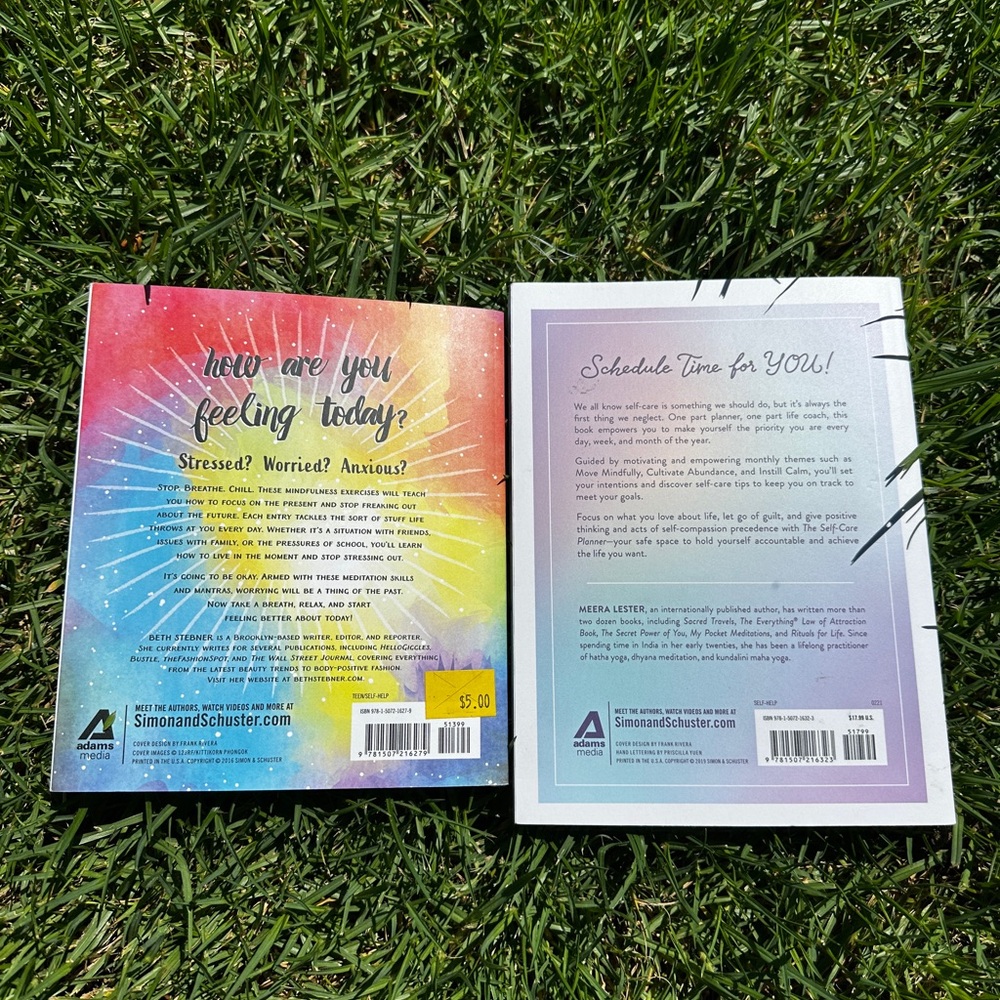 Stop. Breathe. Chill. Meditations and Self-Care Planner Books - Picture 3 of 4